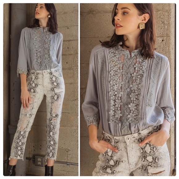 POL Tops - POL Authentic “Infamous” Lace Top